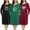 Set3, variant on Long Sleeve Nightgowns for Women Plus Size Soft Loungewear with Pockets 3 Pack, Sizes XL-5XL