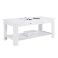 thumbnail image 4 of Convenience Concepts Designs2Go 2 Drawer Baja Coffee Table with Shelf, White, 4 of 7