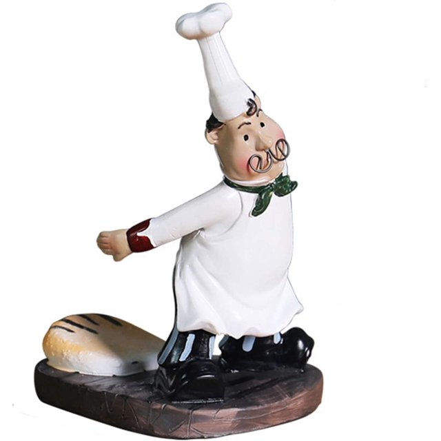 Estante para vinos de chef con bigote de resina, soporte de exhibición de botellas de vino simple y moderno, figura decorativa para mesa de cocina, barra, mostrador, mobiliario para el hogar,