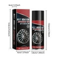 thumbnail image 3 of 120ml Premium Rust Remover for Car Tires - Fast Rust Decomposition, Tire Surface Protection Spray, Anti-Corrosion Formula, Easy Application, Automotive Tire Care & Maintenance, 3 of 6