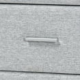 thumbnail image 6 of Baxton Studio Cadmus Gray Channel-Tufted Fabric King Size 4-Piece Bedroom Set, 6 of 6