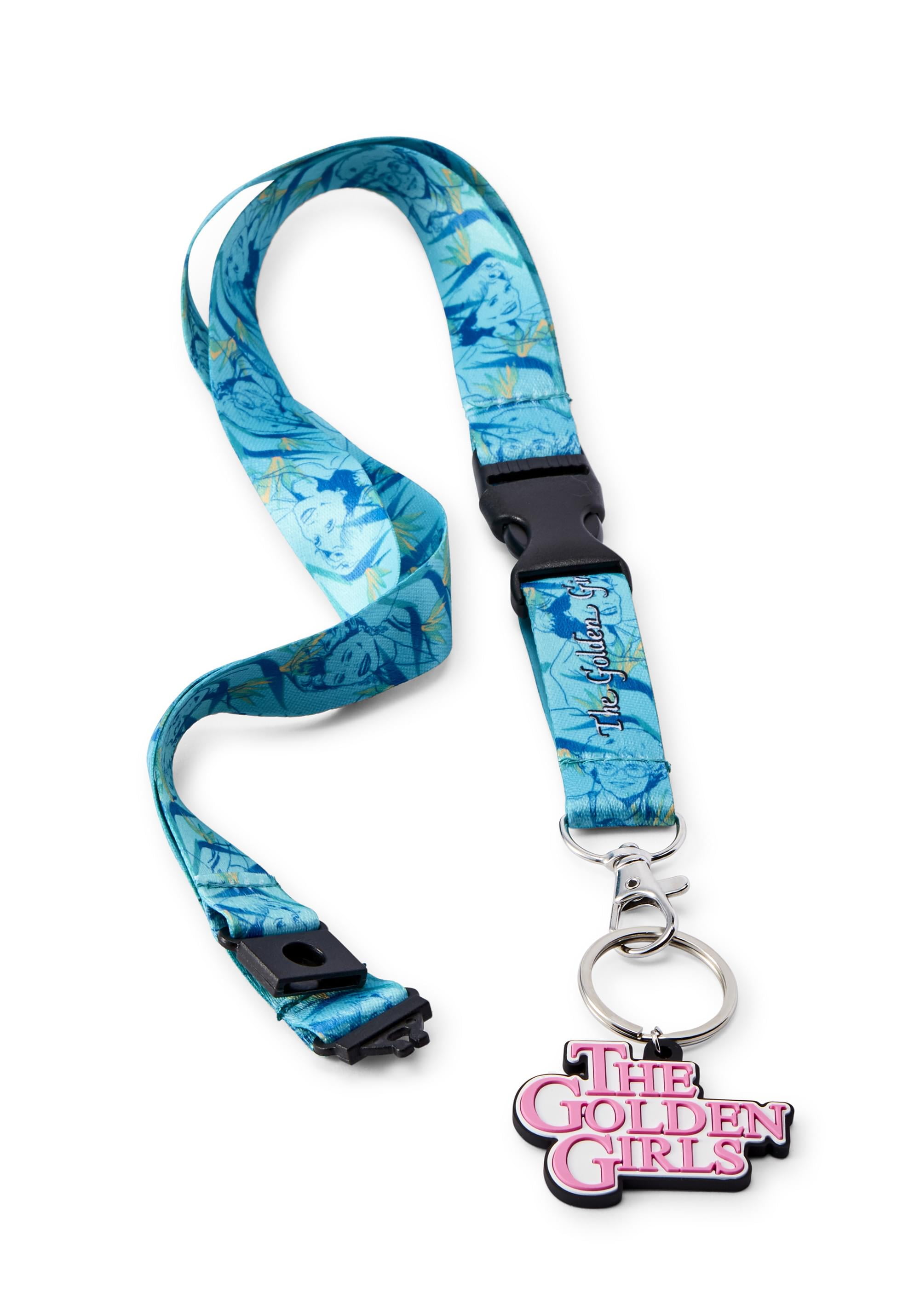 Cocktail drinks  safety lanyard breakaway rose 2 sizes ID badge Tropical funky