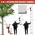 thumbnail image 5 of Xwlshop 10 Ft Extendable Pole Saw, 2-in-1 Tree Trimming Pruner, 5 of 7