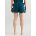 thumbnail image 3 of No Boundaries Women's Sleep Pull-On Fleece Shorts, 3" Inseam, Sizes XXS-3X, 3 of 5