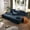 Blue, variant on Eyisean 60" Corduroy Chaise Lounge Chair, Oversized Upholstered Sleeper Sofa Bed with Fold Backrest & Armrest, Comfy Deep Seat Couch with Storage Pocket, No Assembly Required for Living Room