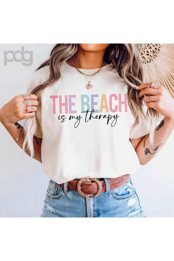Beach Therapy ShirtSummer Vacation Tee All Size S-5Xl