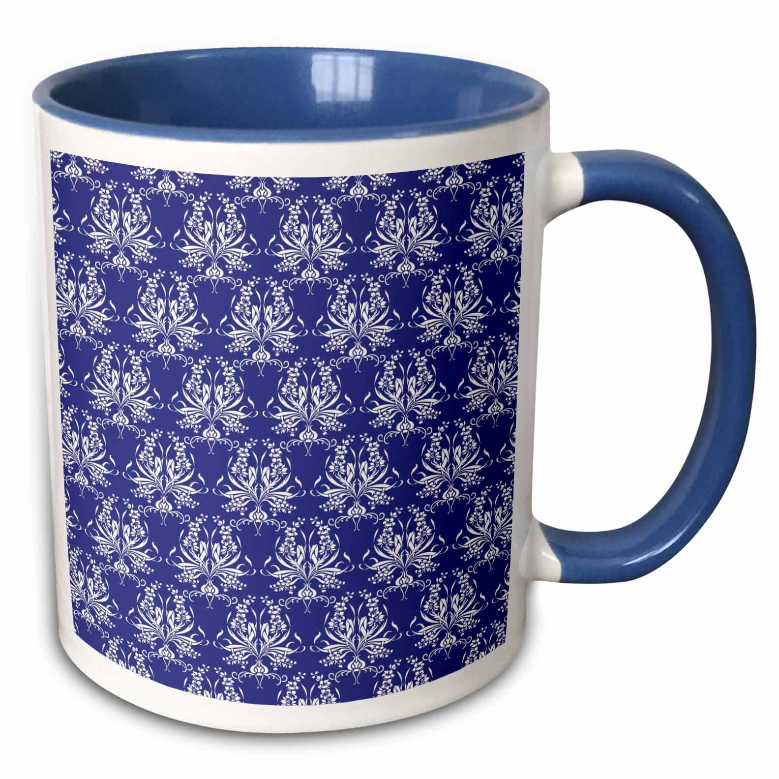 12 fl oz Ceramic Coffee Mug with Floral Pattern French Country Style Teacup 12 fl oz Ceramic Coffee Mug with Floral Pattern French Country Style Teacup