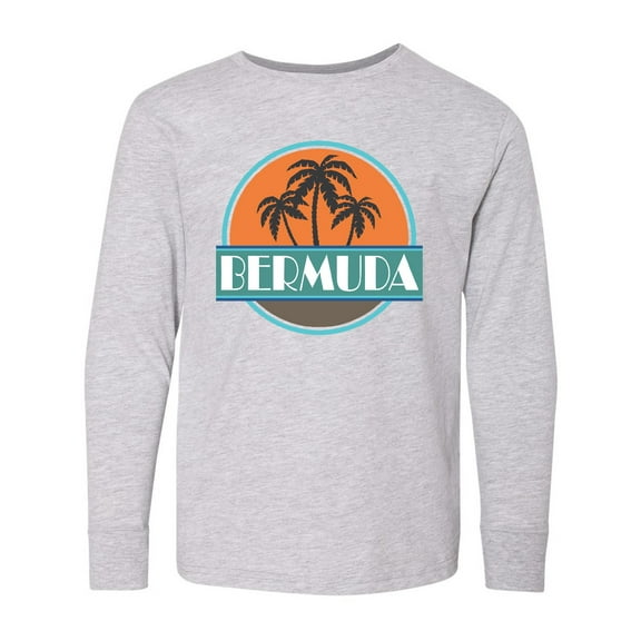 Inktastic Bermuda Vacation Trip Long Sleeve Youth T-Shirt