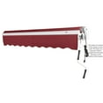 thumbnail image 7 of Awntech 14 Ft Maui Right Motorized Heavy Duty Patio Retractable Awning (168in x 9.25in x 120in), Burgundy, 7 of 7