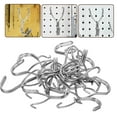 thumbnail image 3 of EeaseCA 40pcs Pegboard Hooks Pegboard Board Key Jewelry Hangers Small Tools Display Hooks, 3 of 8