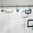 thumbnail image 2 of KALLORY White Decorative Shower Curtain Hooks with Rhinestones for Hanging 12 Pieces Stainless Steel, 2 of 8