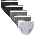 thumbnail image 2 of SOCKS'NBULK 72 Pieces of Mens Regular Briefs, 100% Cotton, Wholesale Bulk Underwear for Homeless, Assorted Colors, 2 of 2