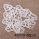 thumbnail image 1 of Cinta de encaje bordada para costura, embellecedor de red de Color blanco hermoso, decoración de boda DIY, 45mm, 1 of 4