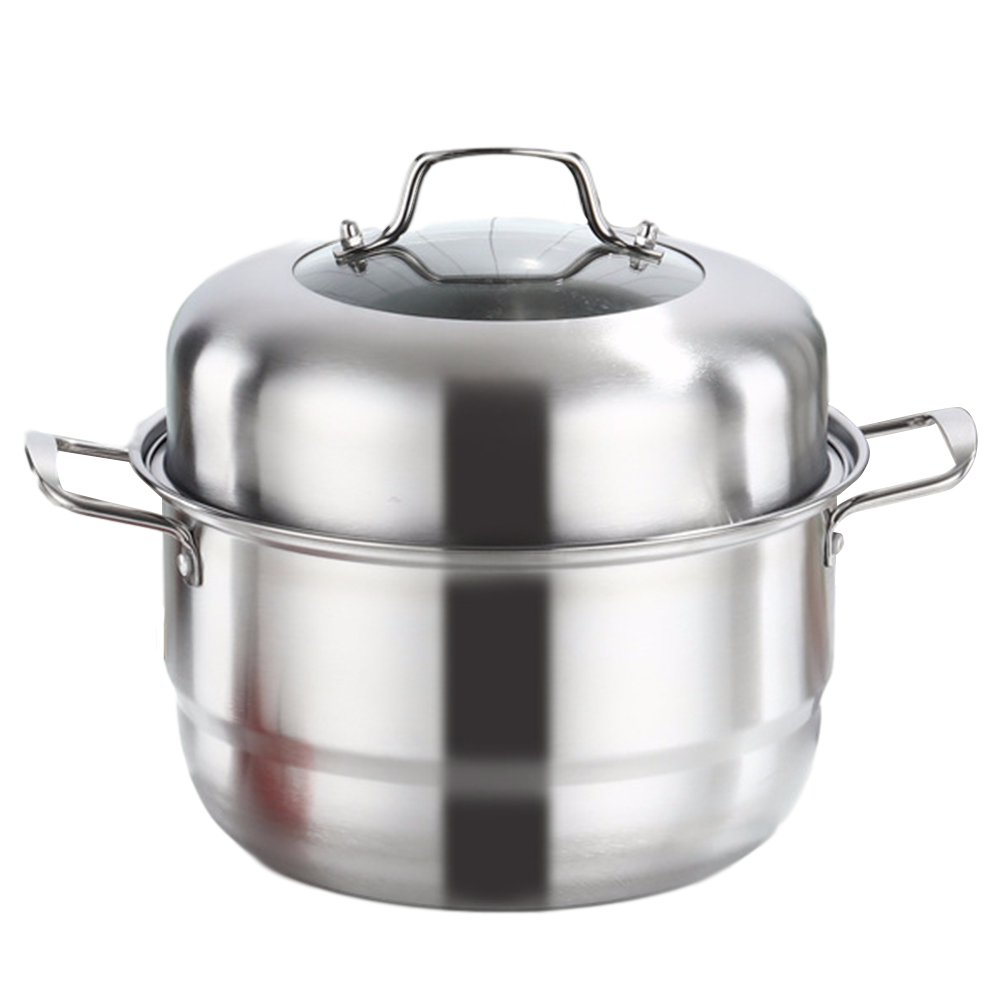 AIHOME Stainless Steel Steamer Pot Set Heavy Duty Cooking Pot Kitchen