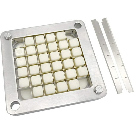 

1/2 Replacement Chopper Blade 440C Stainless Steel Interchangeable Blade & Pusher Block Set for Commercial Vegetable Dicer Fruit Cutter