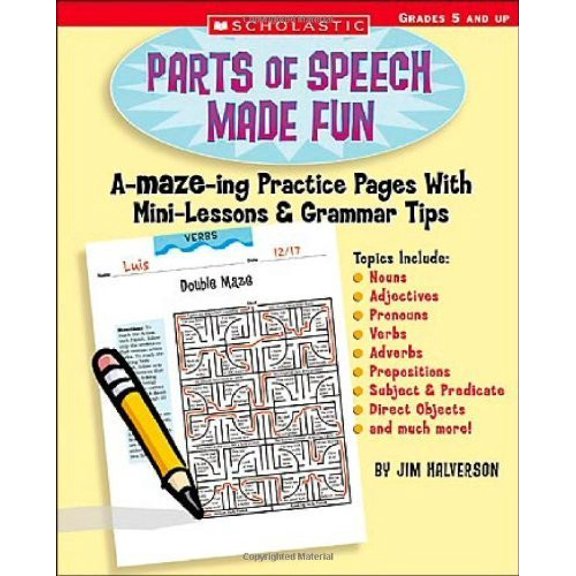 Pre-Owned Parts of Speech Made Fun Paperback