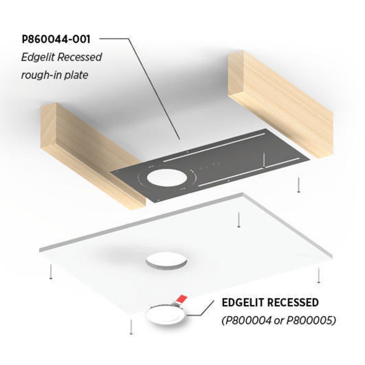 7" Edgelit LED Indoor-Outdoor Canless Recessed Downlight
