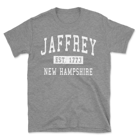 Jaffrey New Hampshire Classic Established Men's Cotton T-Shirt