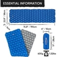 thumbnail image 4 of Air Mattress Ultra Light Air Mattress, Ultimate for Camping, Backpacking, Backpacking - Air Mattress, 4 of 5