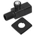 thumbnail image 3 of Valve Black Water Shut Off Valve 1/2 Inch Brass Wall-Mounted Balcony Faucet, 3 of 9