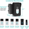 GHODEC NoDrill AntiTheft Doorbell Mount Secure Holder for Video