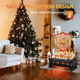 thumbnail image 5 of YOKOOL 21" Freestanding Electric Fireplace, Log Heater, Adjustable Flame Brightness, Overheat Protection, Remote, White Gray Logs, 5 of 5