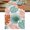 Peach, Green, variant on Table Runners 120 Inches Long Dress Scarves, Colorful Palm Leaves Farmhouse Coffee/Dining/Kitchen Table Decor Table Runner for Living Room, Tropical Botanical Summer 13x120 Inch