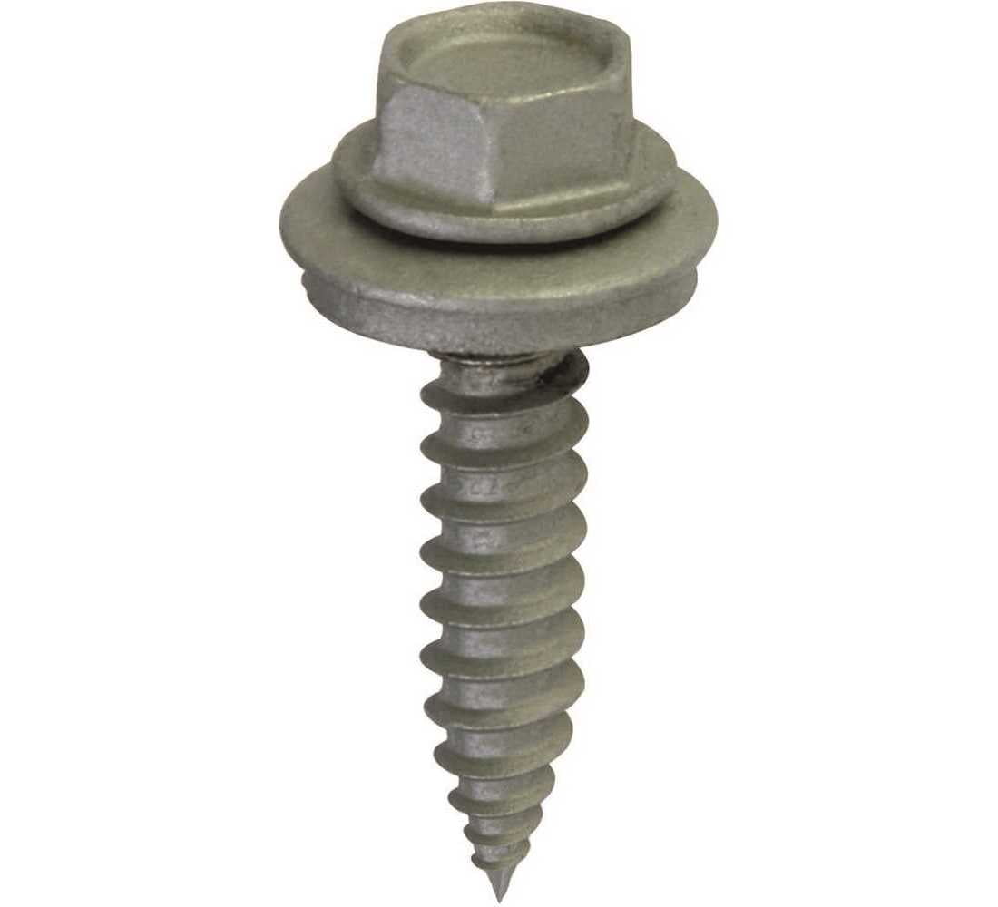 Teks #9 x 1 in. HEX WASHER HEAD SHARP PT METAL-TO-WOOD ROOFING SCREWS 360CT