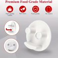 thumbnail image 4 of 1pc, Sponge Holder, Suction Sponge Holder For Smile Face Sponge, Non-Slip Suction Cups, Sink Organizer For Kitchen And Bathroom, Self Draining, Dishwasher Safe, 4 of 4