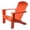 Orange, variant on Riverstone Solid Cedar Adirondack Extra Wide Chair with build in bottle opener & matching folding table - Navy