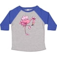thumbnail image 3 of Inktastic Flamingo Ballerina in Tutu and Ballet Toe Shoes Boys or Girls Toddler T-Shirt, 3 of 5