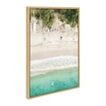 thumbnail image 2 of DesignOvation Tropical Beach Framed Canvas Art Print, 23" x 1.63", 2 of 5