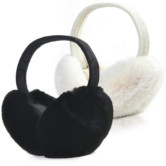 Calentadores de orejas de invierno, orejeras de invierno, orejeras de felpa plegables y extraíbles, protección cálida contra el frío, accesorios para el frío del invierno, orejeras para exteriores