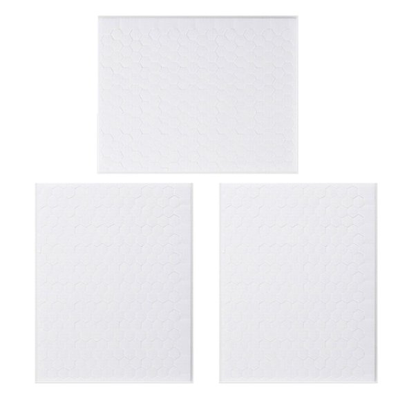 Toystoory Paquete de 3 hojas de cinta de esponja de doble cara hoja de almohadilla autoadhesiva portátil hogar Oficina arte accesorios para Artesanía 720 piezas