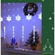 thumbnail image 3 of Decoraciones navideñas, adornos navideños, regalos navideños. Cortina de luces navideñas para exteriores con forma de carámbanos y copos de nieve, con control remoto., 3 of 6