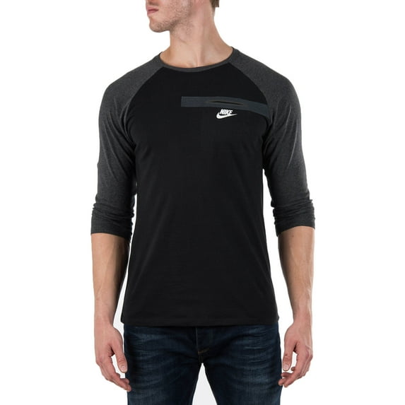 Nike Bemis Pocket 3/4 Sleeve Men's T-Shirt Black 805229-010