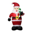 thumbnail image 4 of Navidad Papá Noel Inflable Luz Led Incorporada Para Vacaciones De Navidad Interior Y Exterior Patio Jardín Habitación Decoración De Fiesta Monstrate HA023859-00, 4 of 7