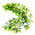 thumbnail image 2 of Artificial Aquatic Plant Vine Leaf Fish Tank Reptile Aquarium Landscape Decor, 2 of 8