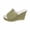 Army Green, variant on Women's Beach Sandals, Casual Footwear for Women, Womens Fashion Versatile Wide Size Thick Sole Beach Peep Toe Wedge Warm Season Recent Trend Slides