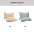 thumbnail image 6 of Better Homes & Garden Diamond Gauze Shams, Standard, Beige, 2 Pack, 6 of 8