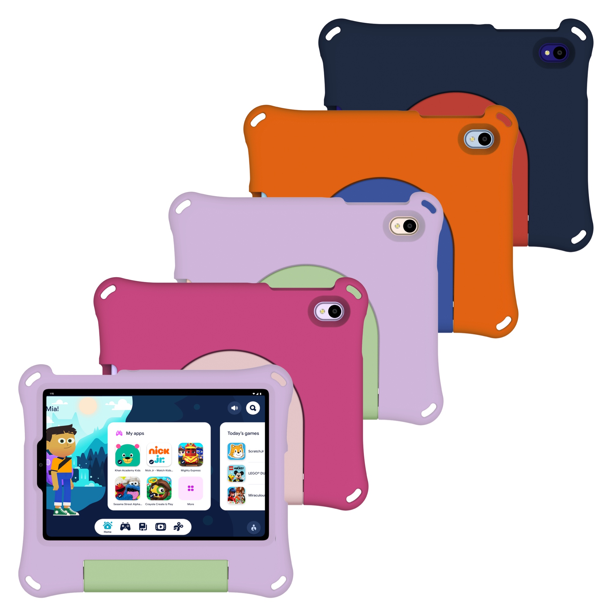 onn Tablet para Niños 8", 64 GB, Android 16, Púrpura (Modelo 2026) 4