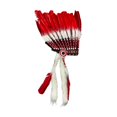 thumbnail image 4 of Tocado de jefe americano para cosplay, tocado decorativo de plumas artificiales, 4 of 9
