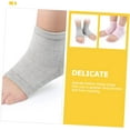 4 Pairs Gel Moisturizing Socks Footies Socks for Women Ladies Socks