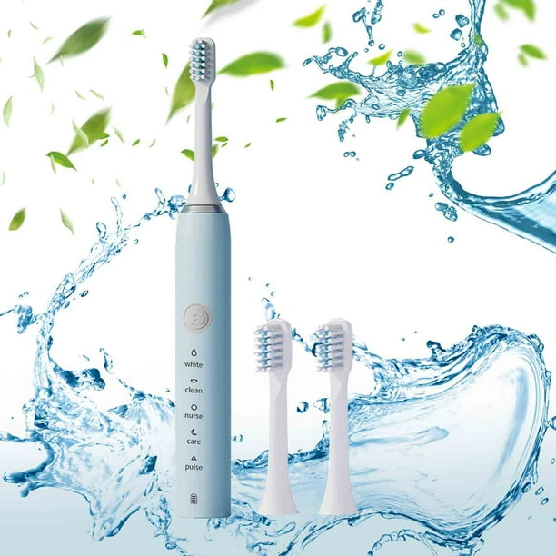 High Frequency Toothbrush 3 Brush Heads Adults And Children 6 Modes Toothbrush