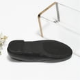 thumbnail image 5 of CucumberDay Comfortable Faux Leather Insole Low Heels Dress Shoes For Ladies,Stylish Comfortable Ballet Flat, Elegant Work Penny shoes ,Cute Round Toe Dress shoes for Ladie （Black,US6.5）, 5 of 8
