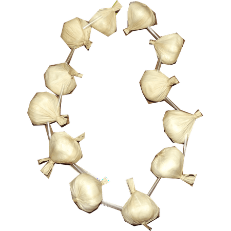 Americana Halloween Costumes- Garlic Necklace Tan