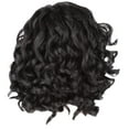 thumbnail image 2 of WXLCISI Shoulder Length Black Wavy Wigs for Women Natural Soft Hair Black Wig with Bangs Synthetic Fluffy Curly Wigs for Daily Party, 2 of 3