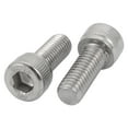 thumbnail image 2 of Unique Bargains M8x20mm 304 Stainless Steel Left Hand Thread Hex Socket Head Cap Screw Bolt 2pcs, 2 of 2
