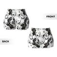 thumbnail image 5 of Lsque Labrador Retriever Dog Pattern High Waisted Biker Shorts for Women-Tummy Control Fitness Athletic Workout Running Yoga Gym Shorts,Moisture-Wicking-Medium, 5 of 9