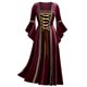 thumbnail image 2 of Vestido De Cosplay De Princesa Cruzado De Longitud De Piso, Disfraz De Halloween Gótico, Ropa De Mujer, 2 of 4